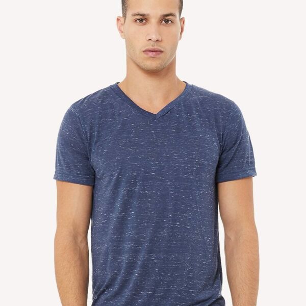 Unisex Textured Jersey V-Neck Tee Thumbnail