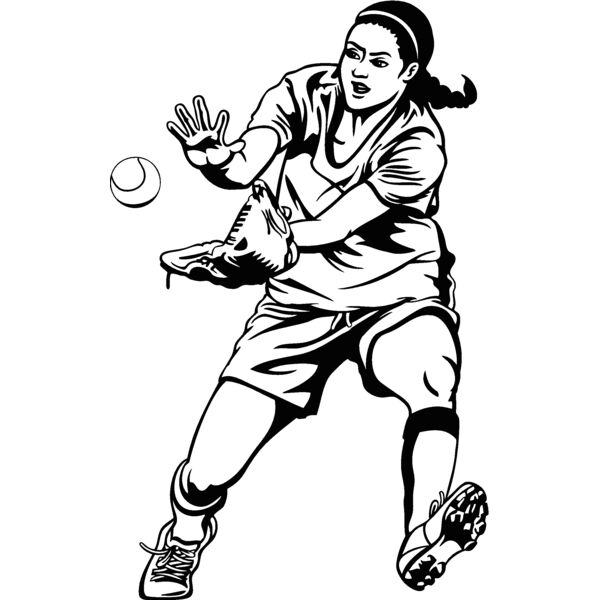 softbllplyr11v4bw Thumbnail