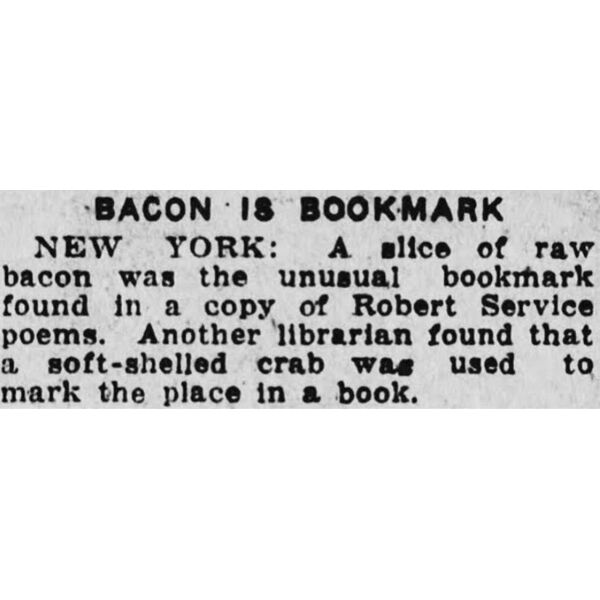 bacon bookmark Thumbnail