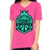 Missy's Relaxed Jersey Short-Sleeve V-Neck T-Shirt Thumbnail