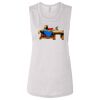 Ladies' Bella Flowy Scoop Muscle Tank Thumbnail