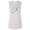 Ladies' Bella Flowy Scoop Muscle Tank Thumbnail